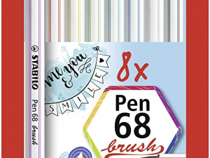 STABILO PEN 68 BRUSH 8 PZ