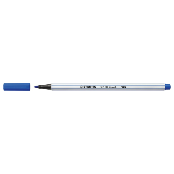 STABILO PEN 68 BRUSH BLU SCURO 568/32