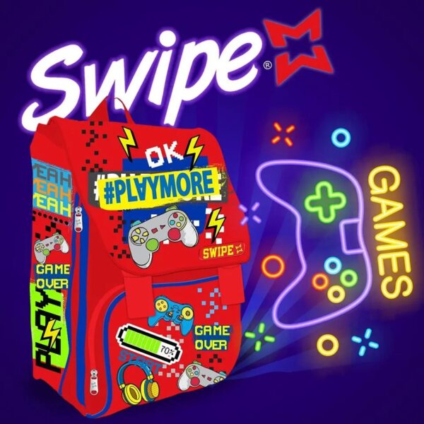 ZAINO ESTENDIBILE SWIPE KIDS BOY GAME