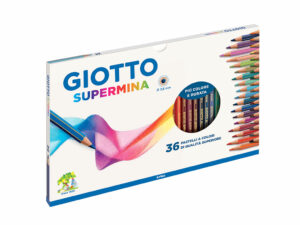 PASTELLI GIOTTO SUPERMINA 36 COLORI 3,8mm