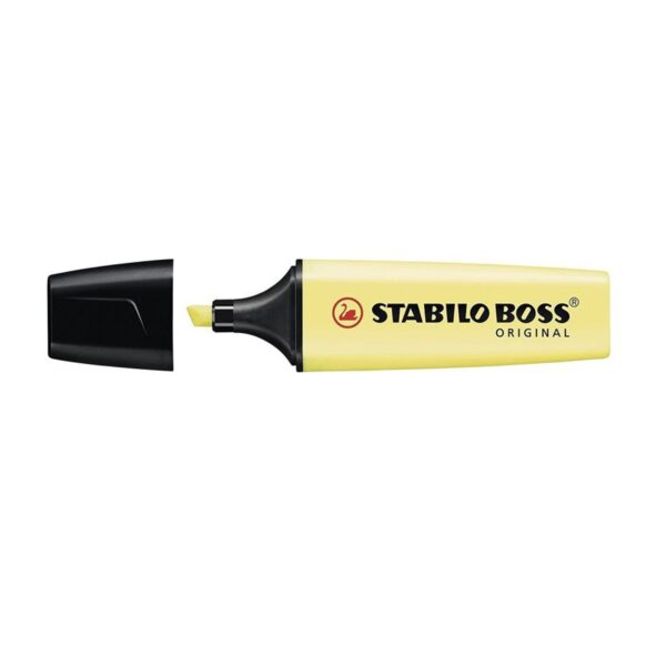 EVIDENZIATORE STABILO BOSS PASTEL GIALLO 70/144