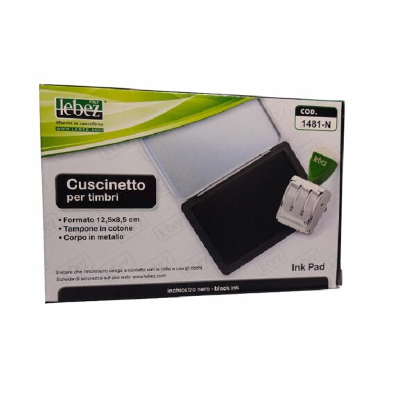 CUSCINETTO PER TIMBRO 12,5X8,5 NERO