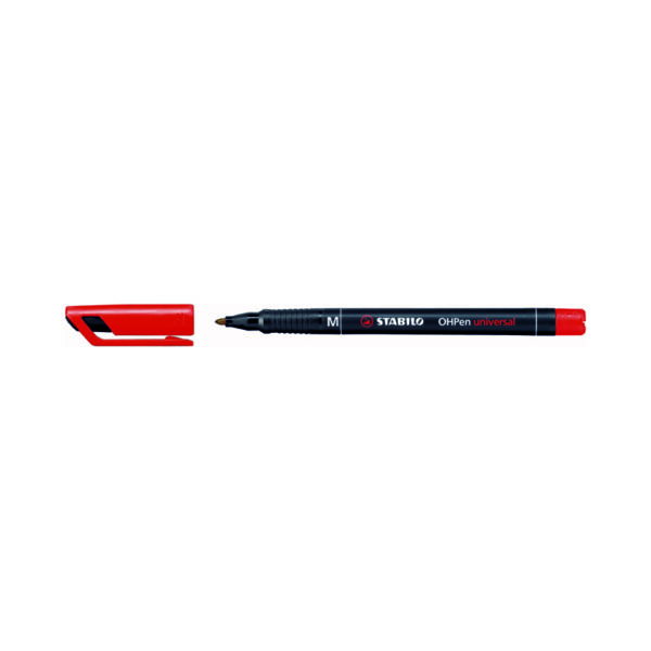 STABILO OHPEN UNIVERSAL PERMANENT ROSSO M