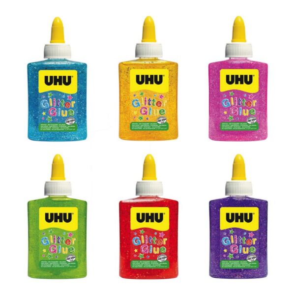 GLITTER GLUE BOTTLE 90G UHU